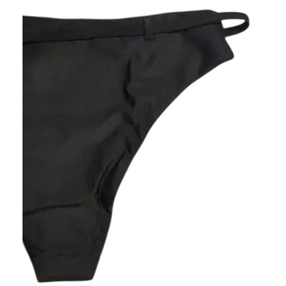 NWT Andie The Riviera Bottom Belted High Waisted Medium Coverage Leg Cut S Black - Picture 10 of 15